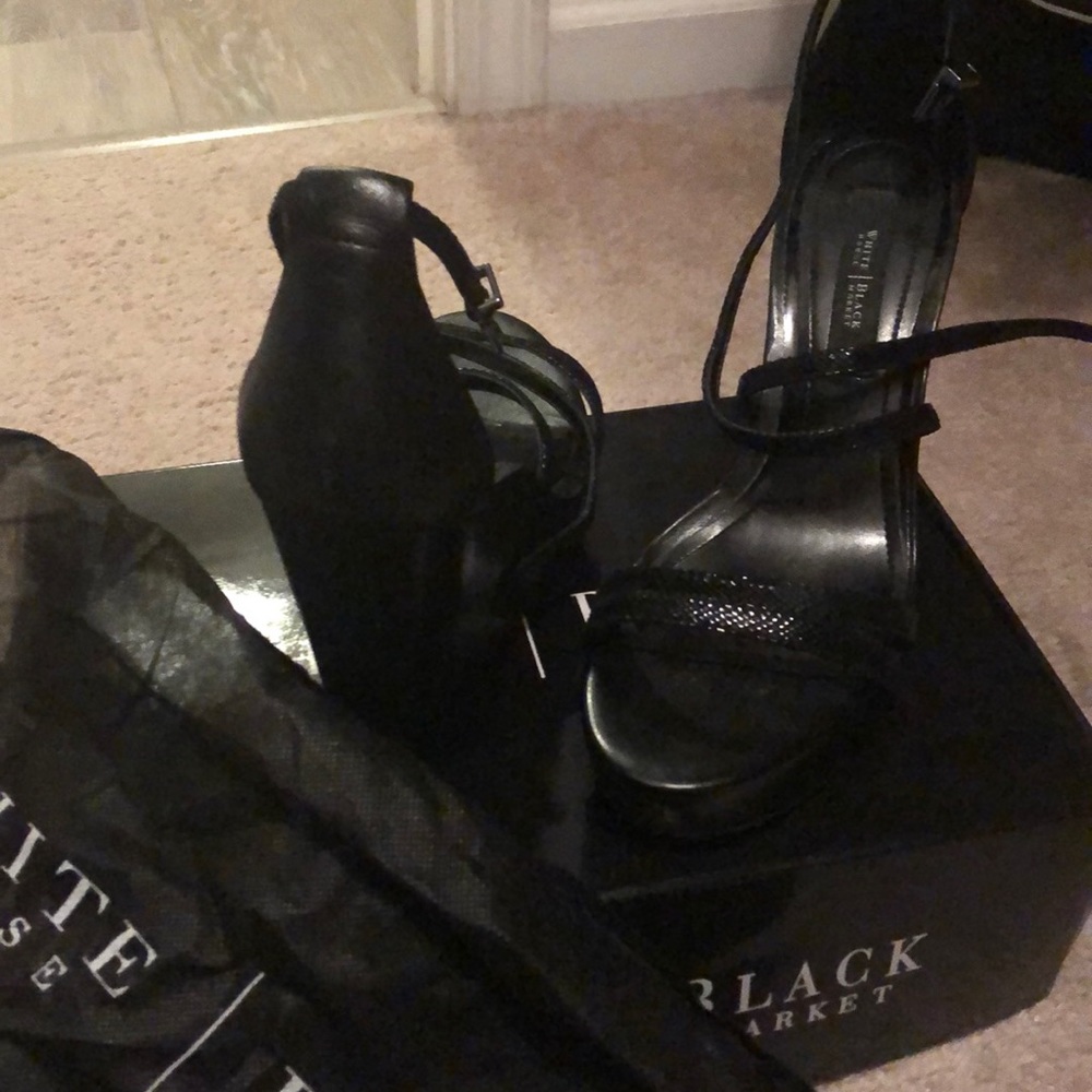 White House Black Market Wedge Heels